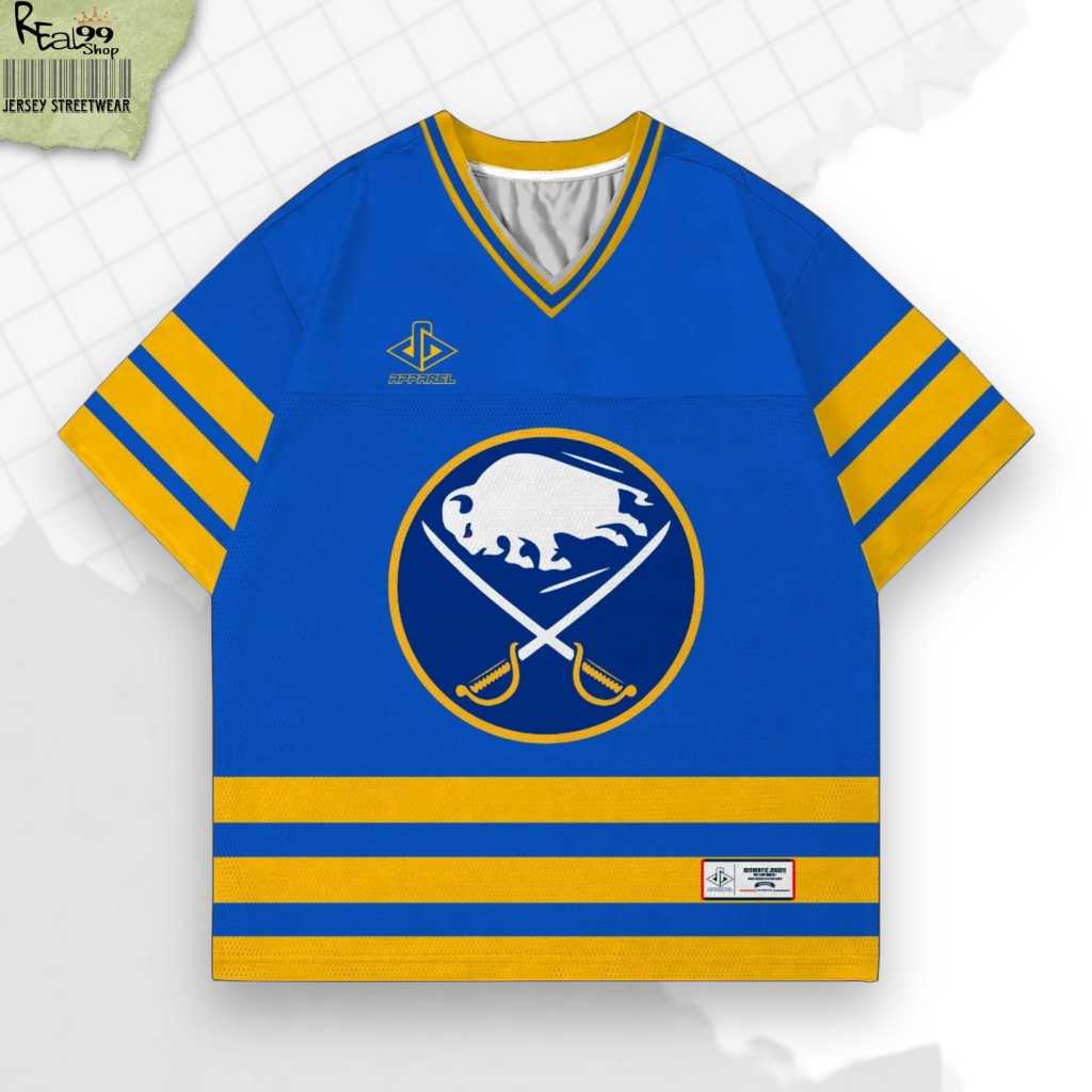 Real99shop Baju jersey Nfl Baseball Streetwear Jersi Rugby vintage Boxy Number 26 Full Print NHL