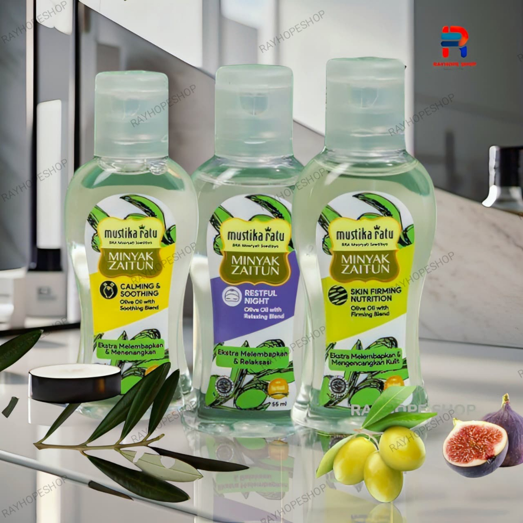 PROMO Minyak Zaitun Mustika Ratu Restful Night Skin Firming Nutrition Olive Oil Melembabkan Relaksas