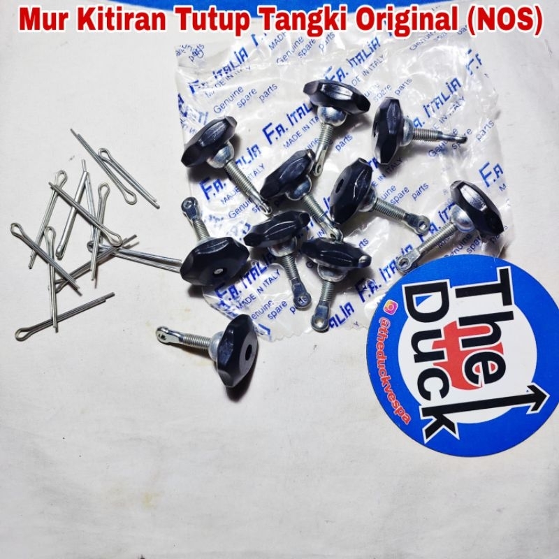 Kitiran Baut Tutup Tangki Bensin Original Vespa Super Sprint VBB VNB VGLA VGLB Kongo PTS