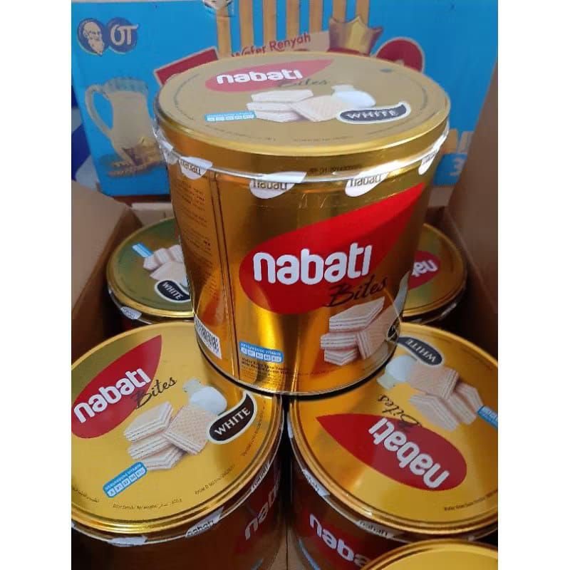 

NABATI WHITE Kaleng 240g Biskuit Lebaran