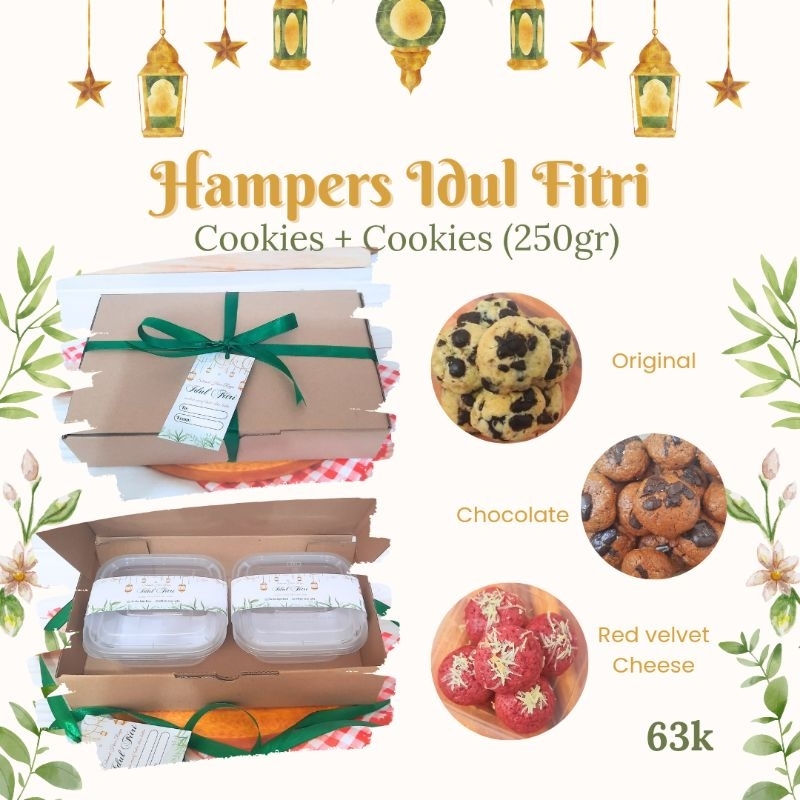 

Hampers Idul Fitri 250gr isi 2 Cookies / Kastengel / Pudding Ball