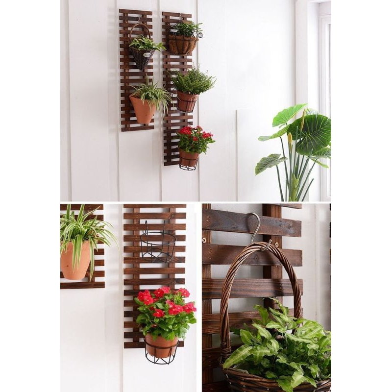 Rak bunga dinding , Rak kayu , rak gantung