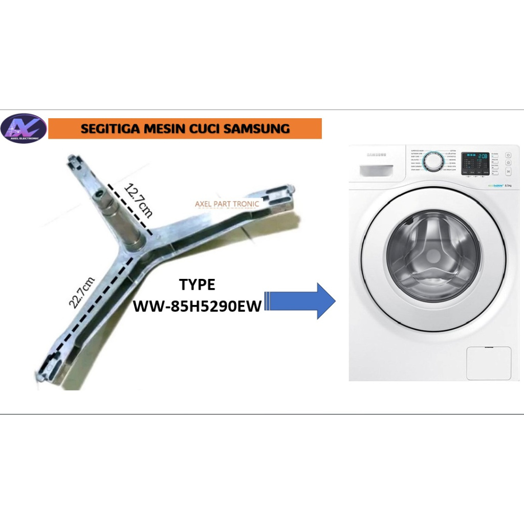 SEGITIGA BALING MESIN CUCI SAMSUNG FRONT LOADING WW-85H5290EW