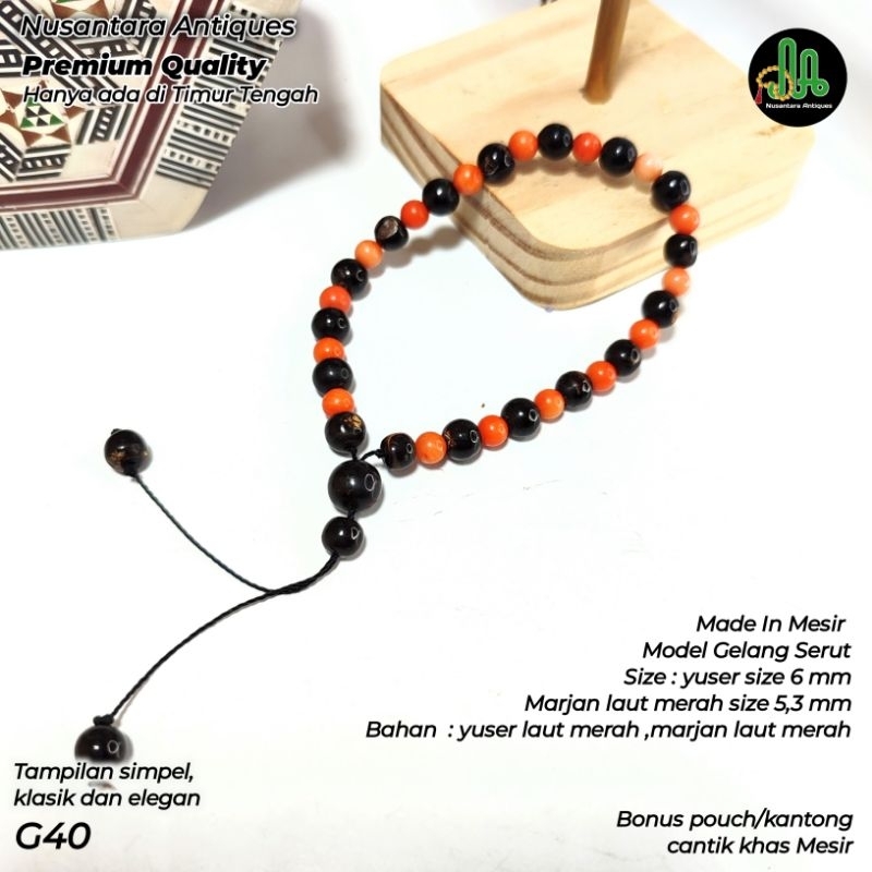 Gelang Yuser Laut Merah Mix Marjan Laut Merah