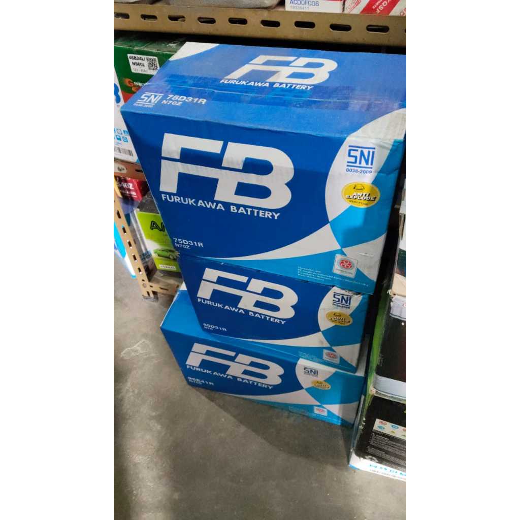 Aki Mobil FB Conventional N70Z Furukawa Battery 75D31R