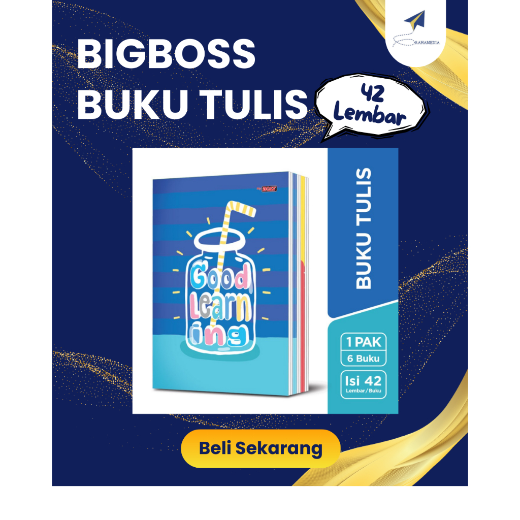 

Buku Tulis BIGBOSS 42 Lembar | Buku tulis Original murah
