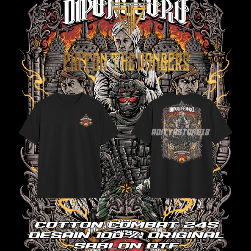 Kaos Polo Hodie Kemeja Tactical KODAM DIPONEGORO