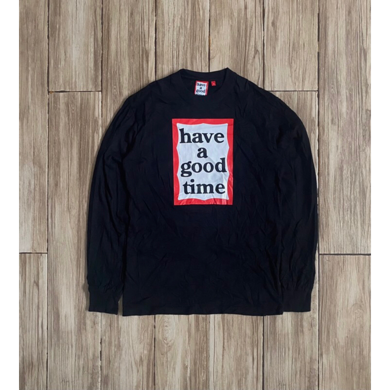 kaos lengan panjang have a good time