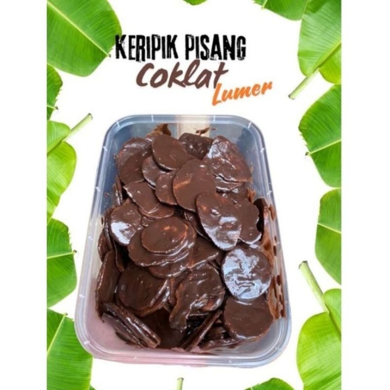 

keripik pisang coklat lumer