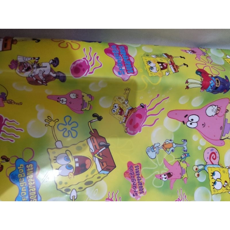 

kertas kado spongebob glossy