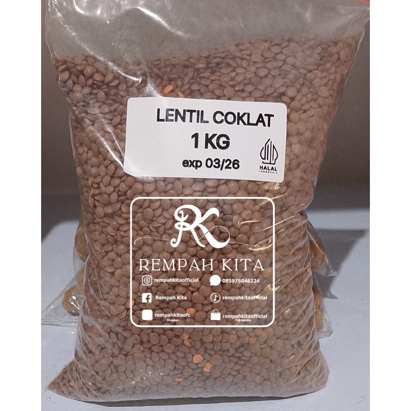 

LENTIL COKLAT | BROWN LENTILS | REMPAH KITA OFFICIAL