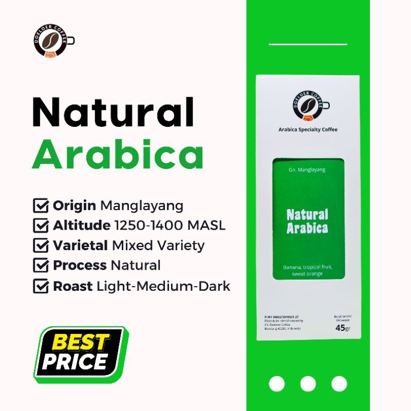 

Kopi Arabika Manglayang - Specialty Natural 36gram