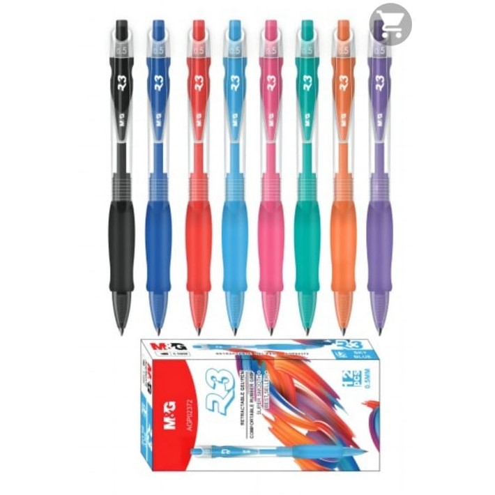 

M&G R3 Retractable Gel Pen 0.5 mm Comfort Grip pulpen gel