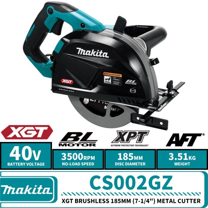 

New! Terlaris! Terbaru! Makita CS002G 40Vmax XGT Brushless 185mm Metal Cutter 7" Cordless Stainless