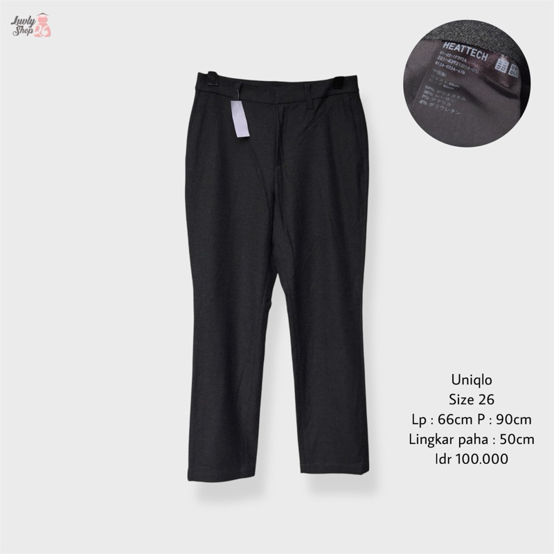 uniqlo celana kerja heattech