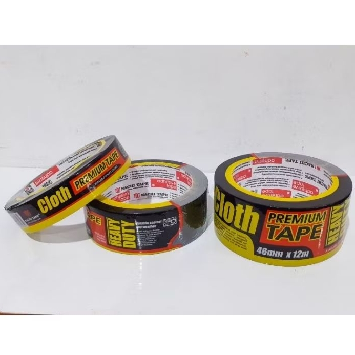 

Nachi Premium Tape Cloth Heavy Duty 23mm, 35 mm, 46mm. lakban jilid
