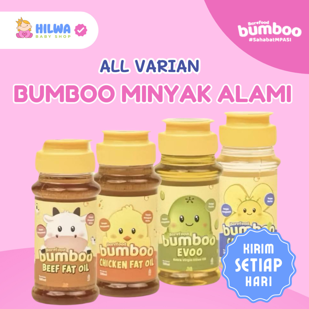

BUMBOO MINYAK HEWANI & NABATI DENGAN BAHAN ALAMI & BERNUTRISI SUMBER OMEGA 3,6,9 TANPA PENGAWET
