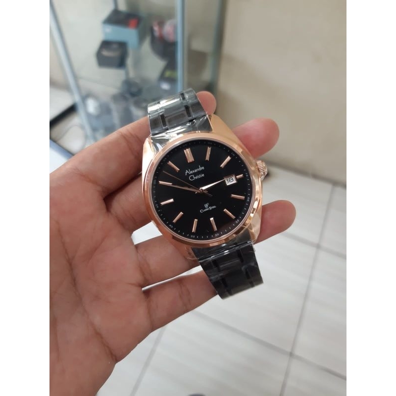 Alexandre Christie Pria AC 8660 MD black rosegold Original
