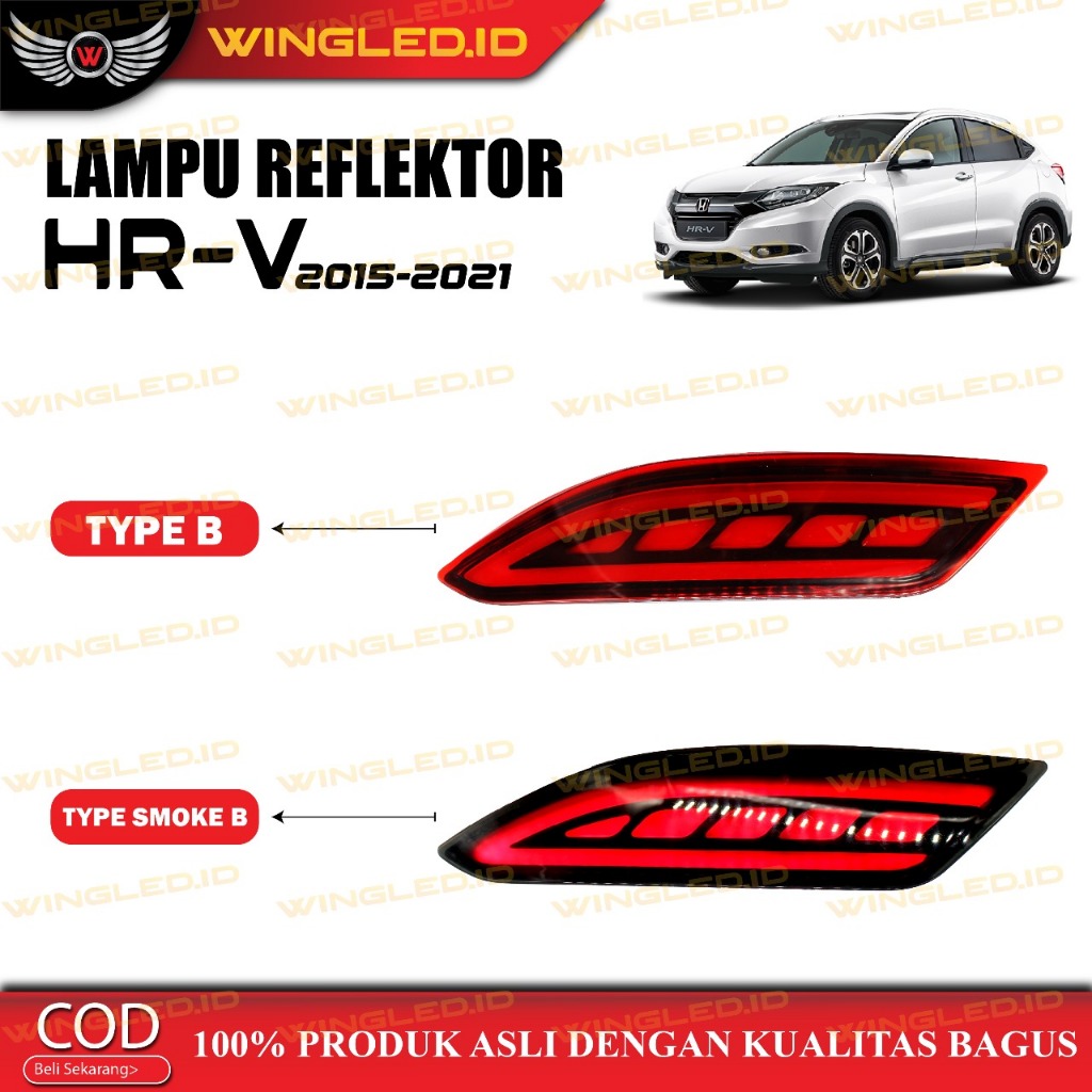 LAMPU REFLEKTOR BELAKANG HRV 2015-2021 LAMPU MOBIL AKSESORIS MOBIL