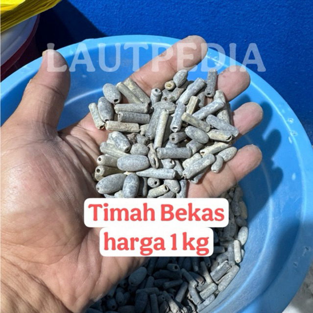 Timah Bekas 1kg Campur / Sinker / Timah untuk bahan cetakan Jig / Pemberat Pancing