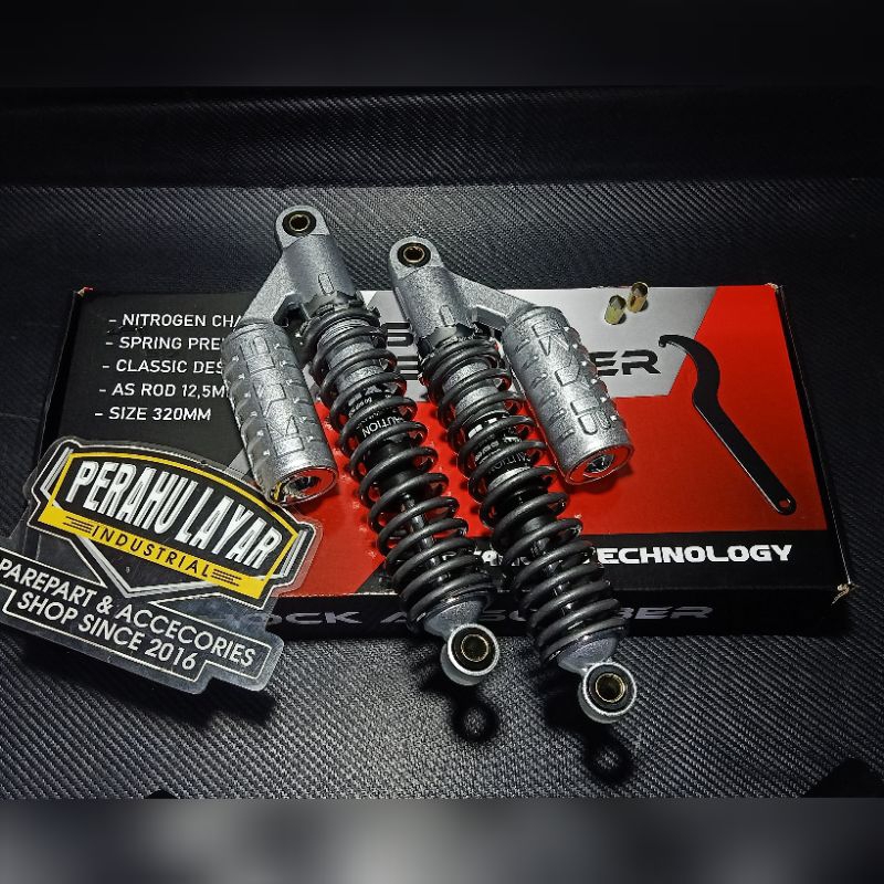 Shok Tabung Kayaba RZR KYB Click klik tidak Fungsi Ukuran 320 CB GL MEGAPRO TIGER RX KING / Shock Be