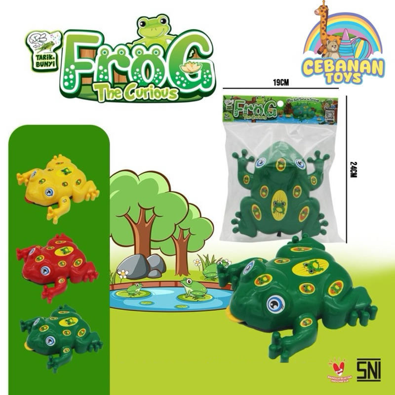 Mainan Kodok || Katak Mainan || Kodok Tarik bisa Jalan maju || Katak bisa Jalan || Mainan Katak tari