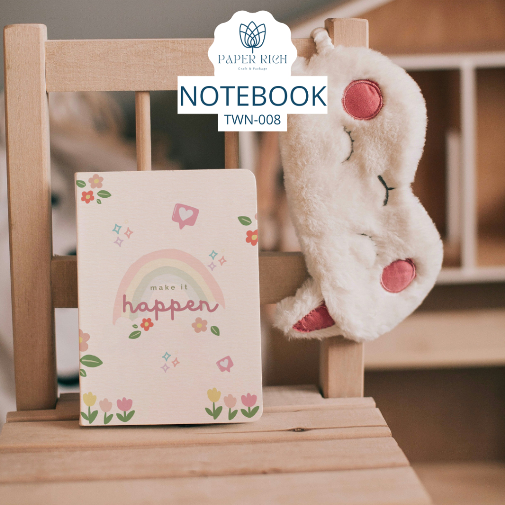 

Notebook TWN A5 / Buku Catatan / Buku Harian Estetik Diary Journal Paper Rich