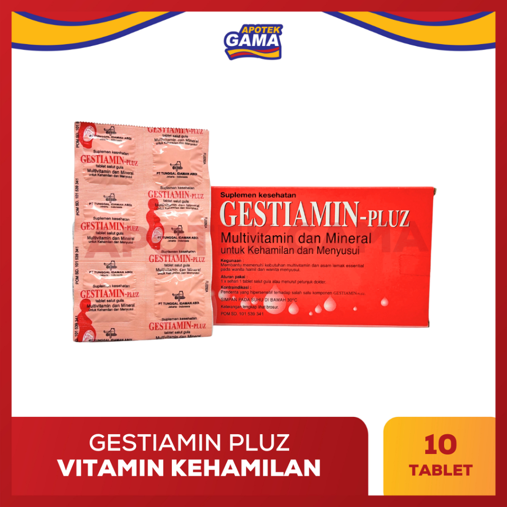 Gestiamin Plus – Suplemen Multivitamin & Mineral untuk Ibu Hamil dan Menyusui | Apotek Gama