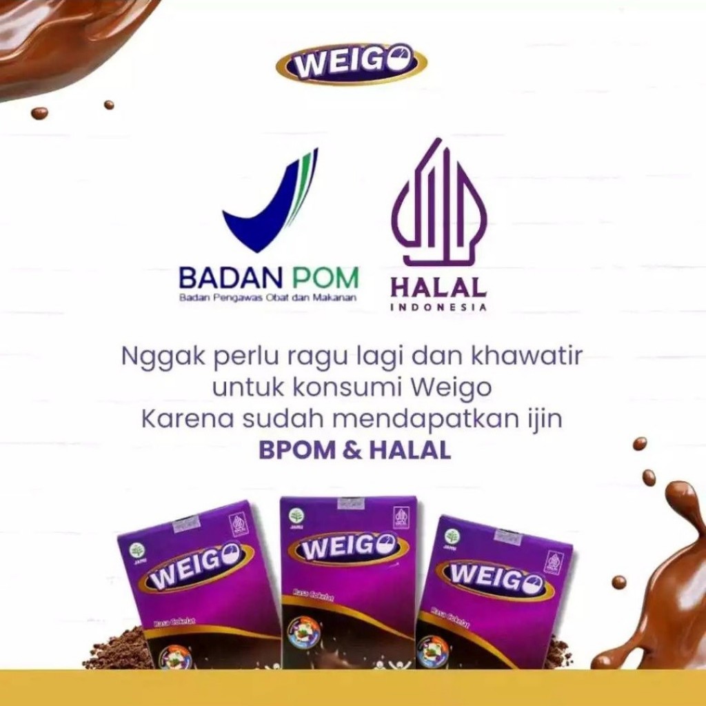 

Weigo - Susu Penambah Berat Badan 200gr Paket Nutrisi