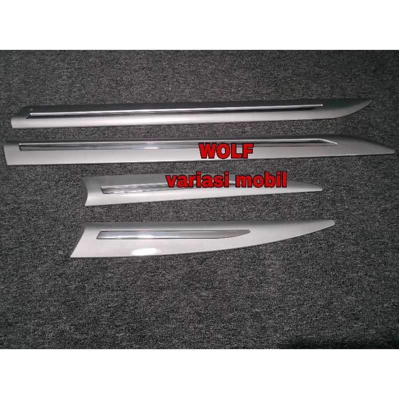 list body all new Avanza Xenia grand Avanza Xenia silver model Veloz tahun 2012 2013 2014 2015 2016 