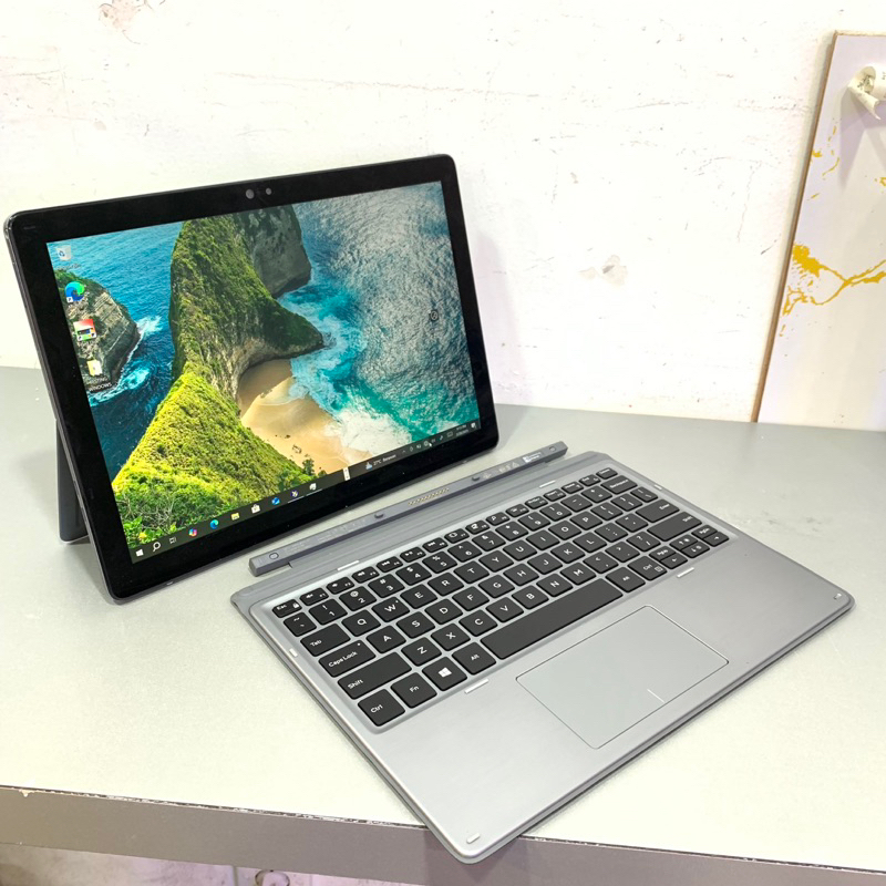Laptop Dell latitude 7200 2-in-1 core i7 gen 8 RAM 16gb SSD 256gb + Touchscreen Keyboard lepas pasan