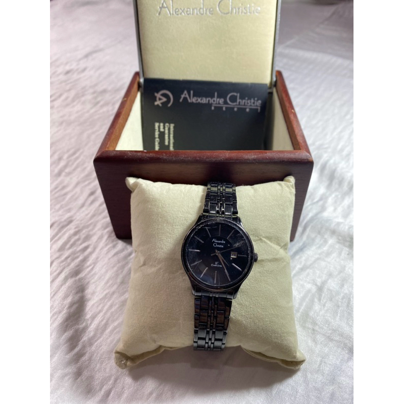 preloved jam tangan alexandre christie wanita