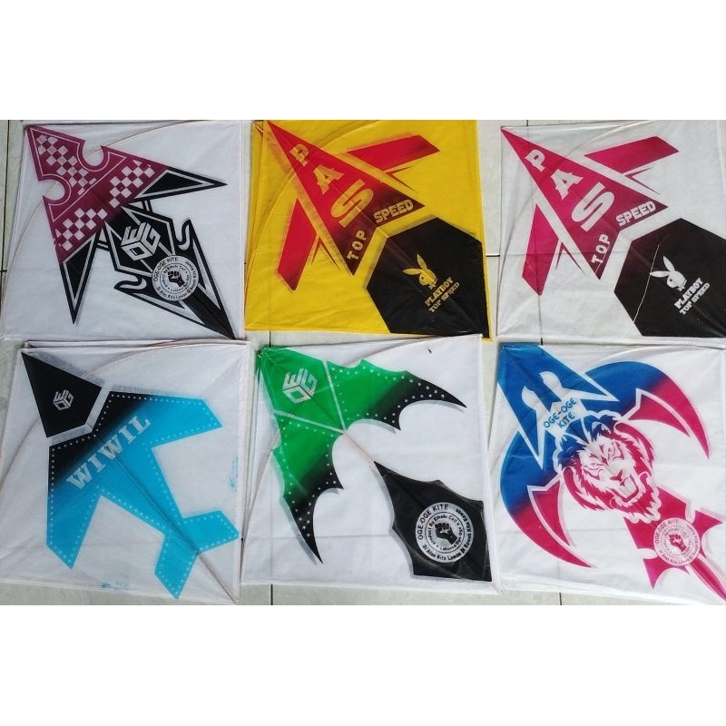 Layangan Sukhoi Standar, isi 50 pcs