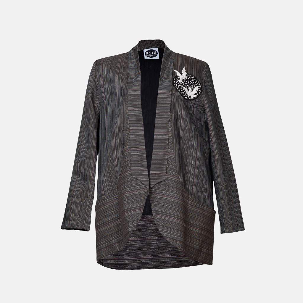 PITU Outer Blazer  Jas Etnik Lurik Pria Wanita – Outer Formal Casual Stylish