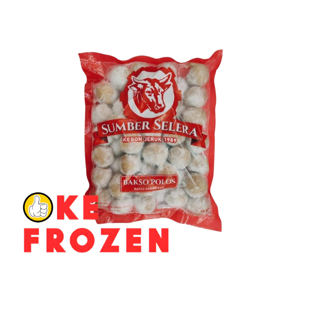 

SUMBER SELERA BAKSO POLOS 650GR ISI 50 / BAKSO SAPI