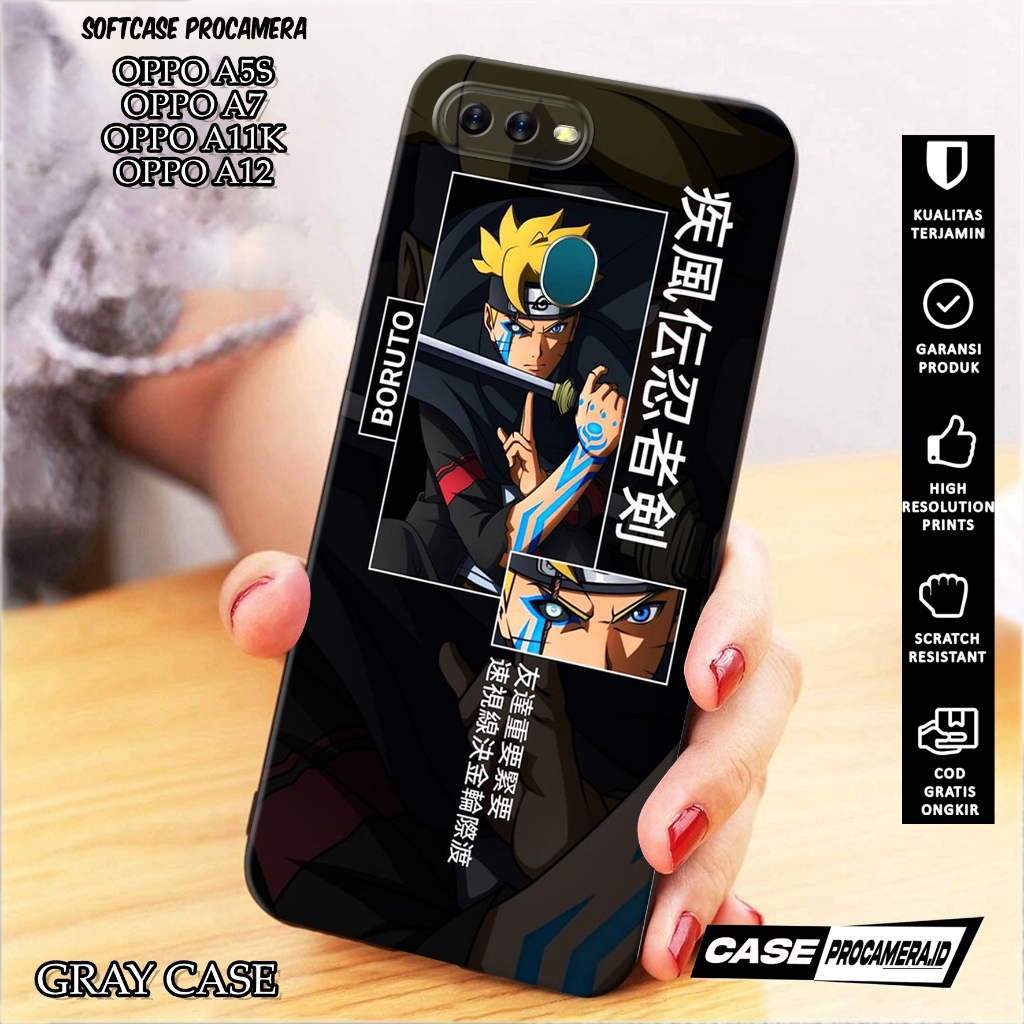 Case OPPO A5S /A7/A11K/ A12   - Casing OPPO A5S /A7/A11K/ A12  ( NARUTO )  - Kesing Hp - Casing Hp  