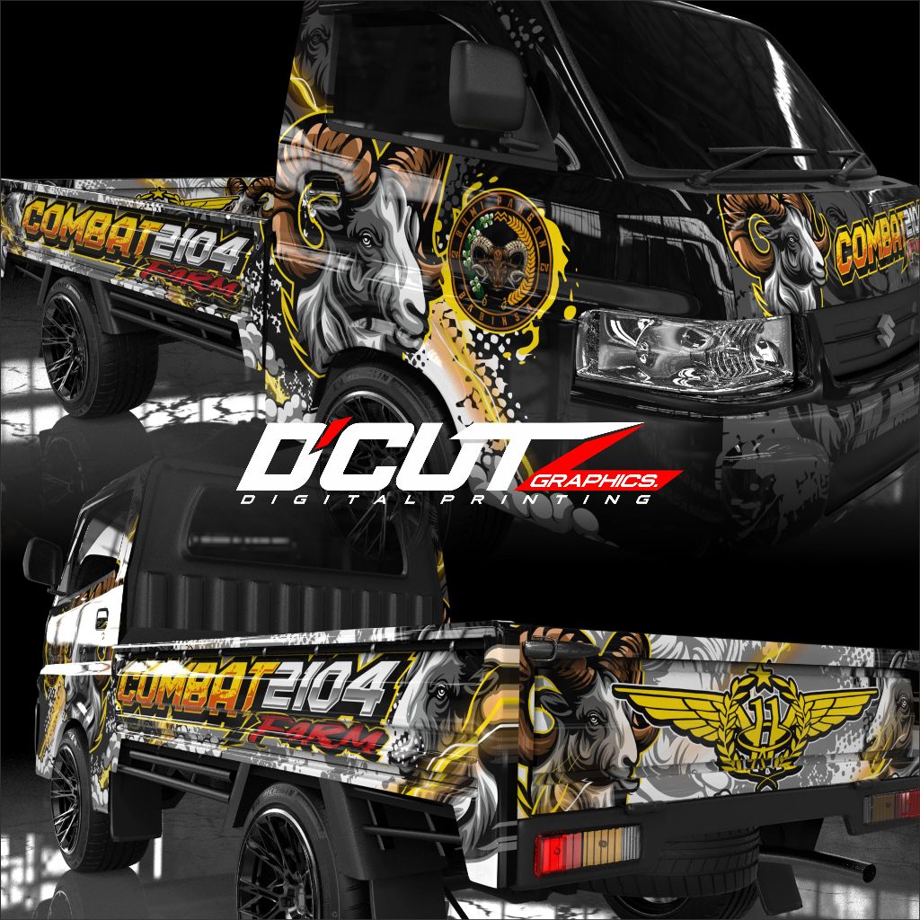 Decal Sticker Suzuki New CARRY Pick Up BEBAS REQUEST