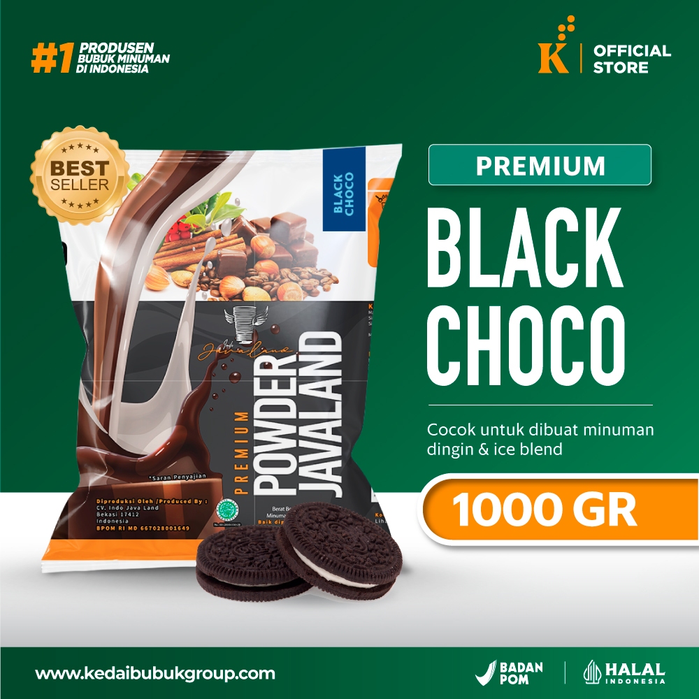 

Bubuk Minuman Premium Black Choco Javaland Grande 1kg