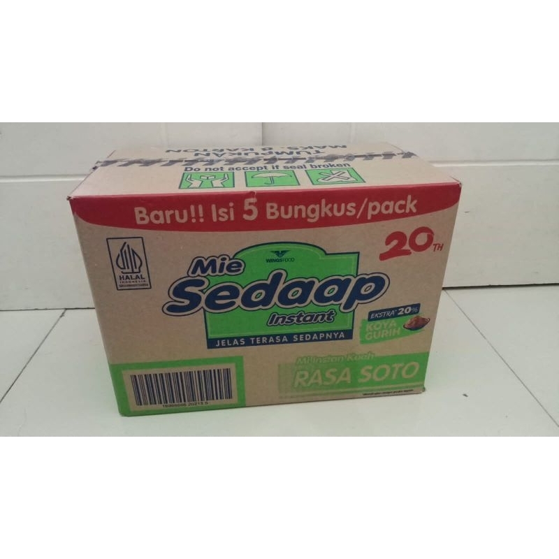 

MIE SEDAP SOTO 1 karton (8pack@5bh)=40pcs