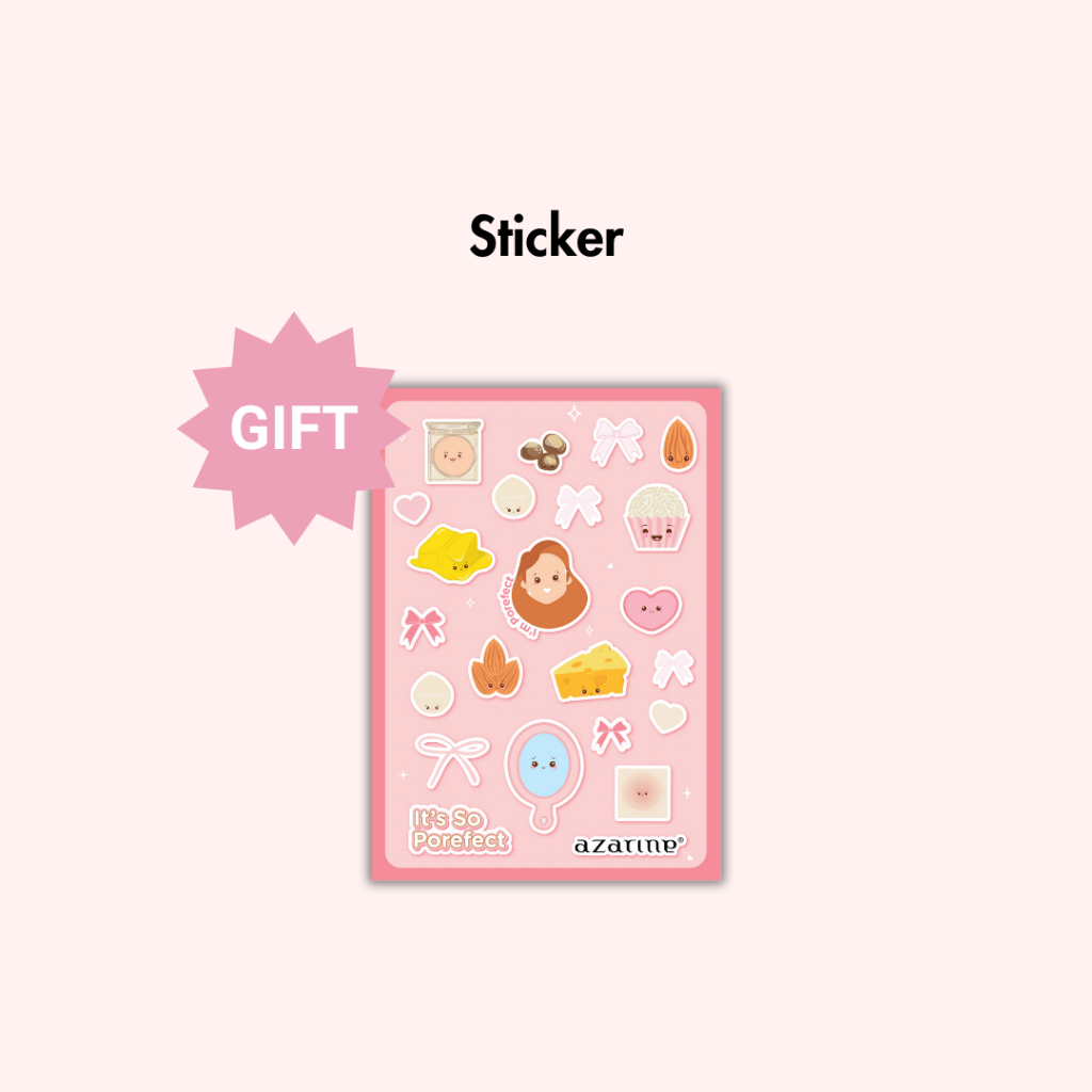 

[GIFT] Azarine Official Merchandise Stiker Makeup Series