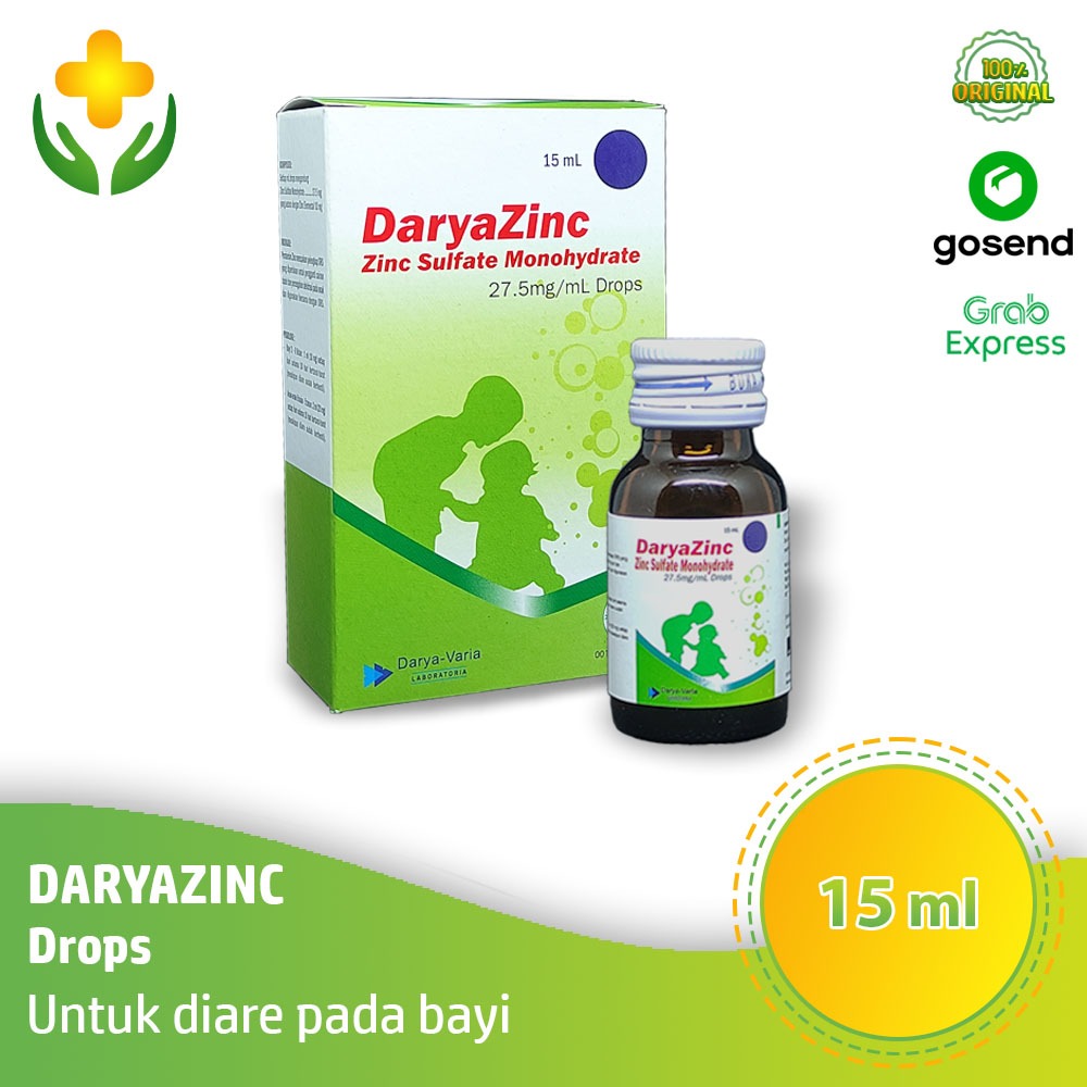 Daryazinc Drops 15 ml Obat Diare Bayi