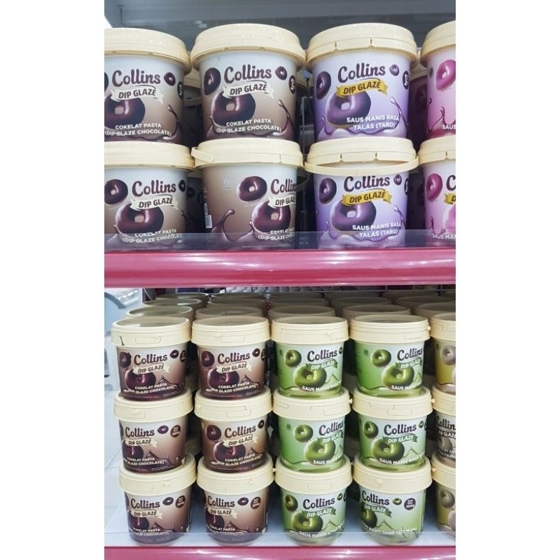 

COLLINS COKELAT GLAZE 300gr