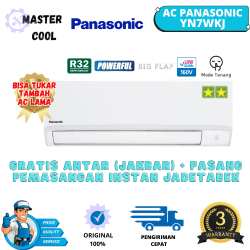Panasonic CS/CU-YN7WKJ/7AKJ AC Standart non Inverter [0.75 PK]