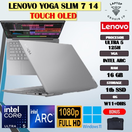 LENOVO YOGA SLIM 7 14 TOUCH OLED ULTRA 5 125H 16GB 1tb 14.0WUXGA EVO