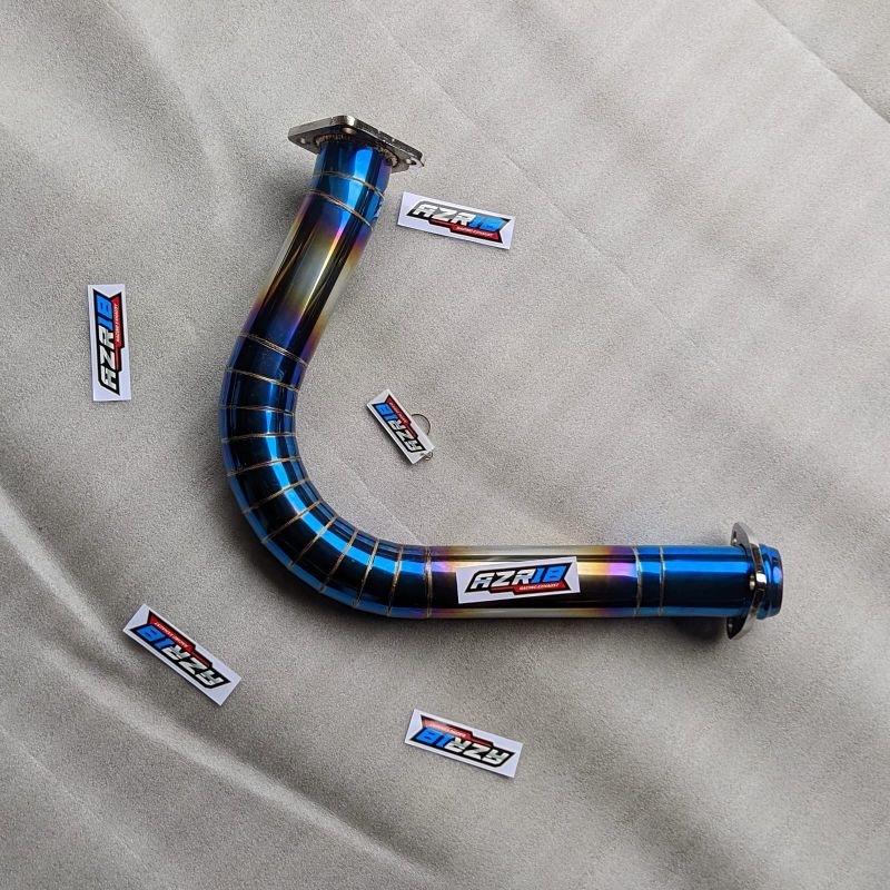 LEHERAN KNALPOT TRUK CANTER