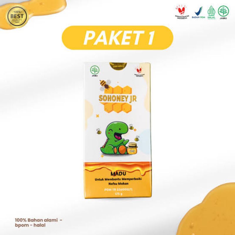 

Terlaris Sohoney jr madu asli multivitamin penambah nafsu makan original
