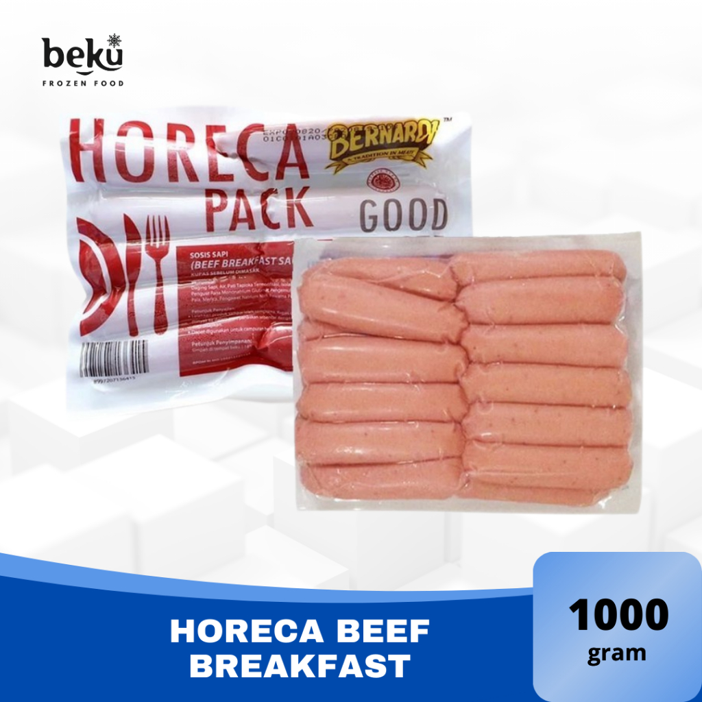 

[SOLO] HORECA BEEF BREAKFAST 1 Kg - BERNADI HORECA BEEF