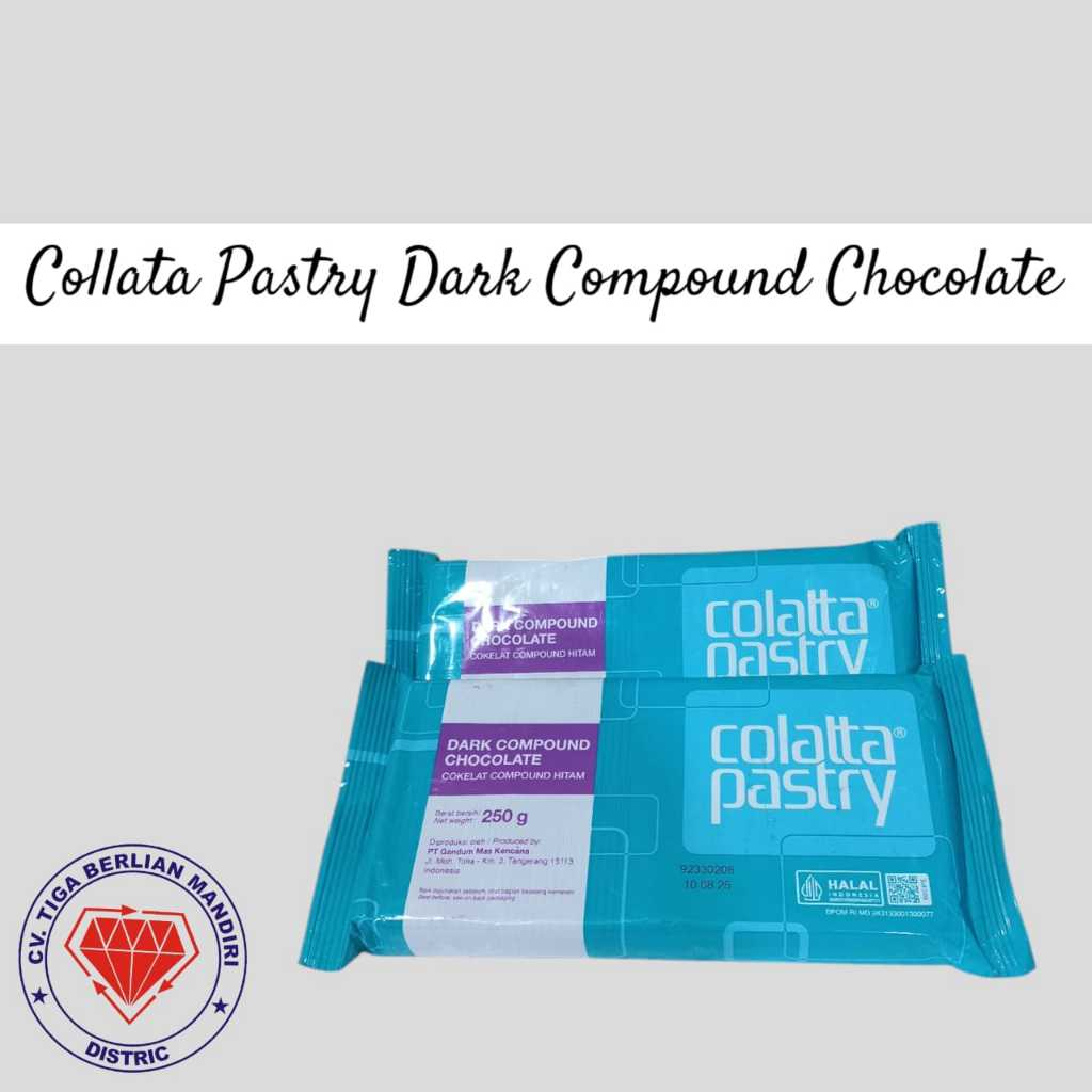 

COLATTA PASTRY DARK CHOCOLATE 250G 1PCS