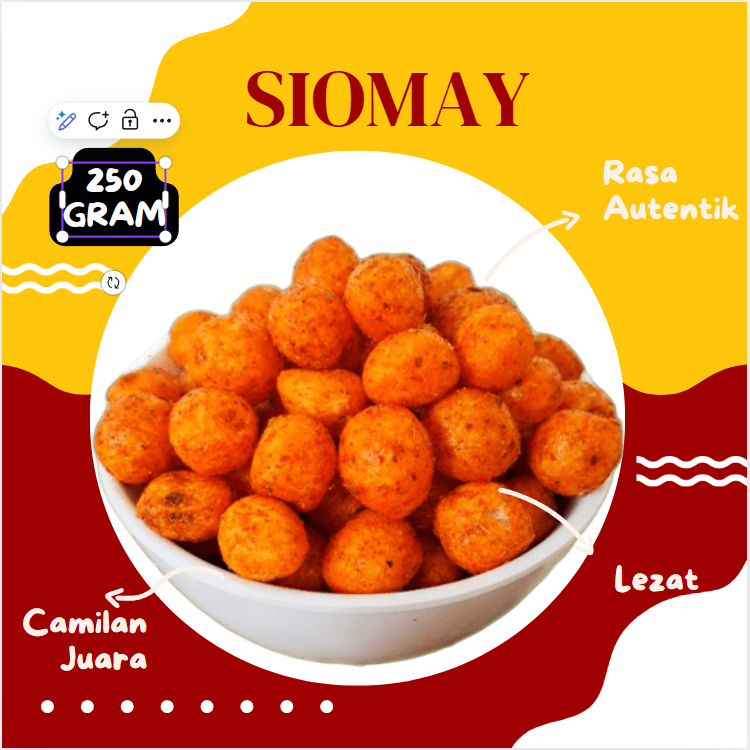 

SIOMAY KRISPY PEDAS DAUN JERUK KEMASAN 250GR