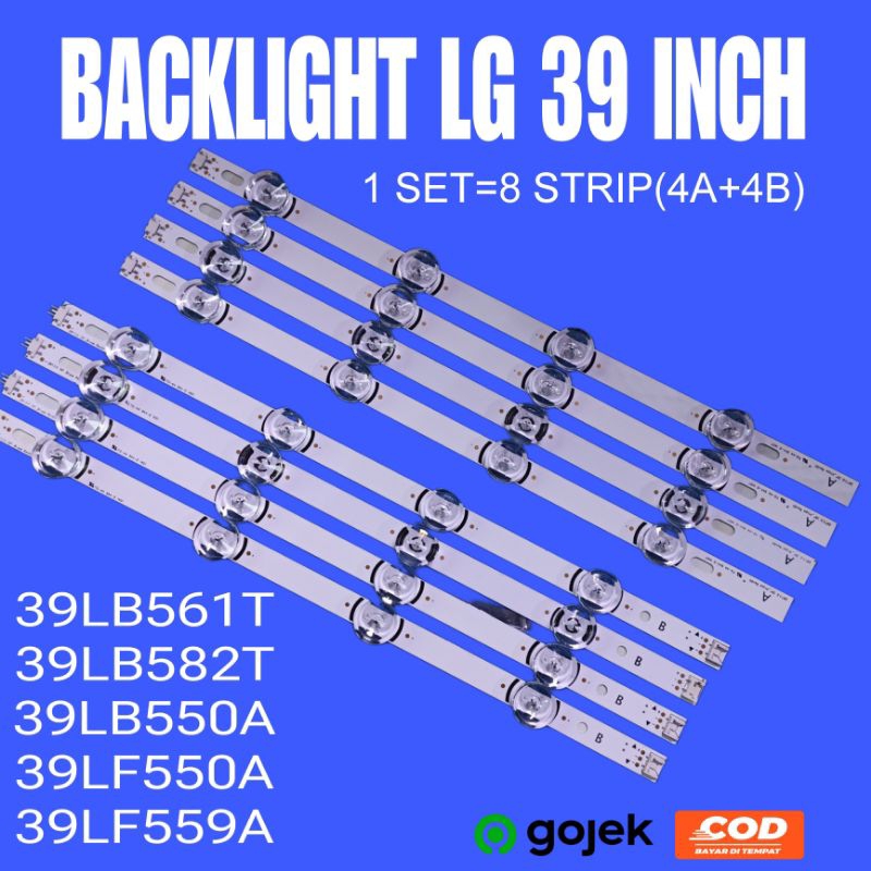 BACKLIGHT LED LG 39 INCH 39LB550 39LF550